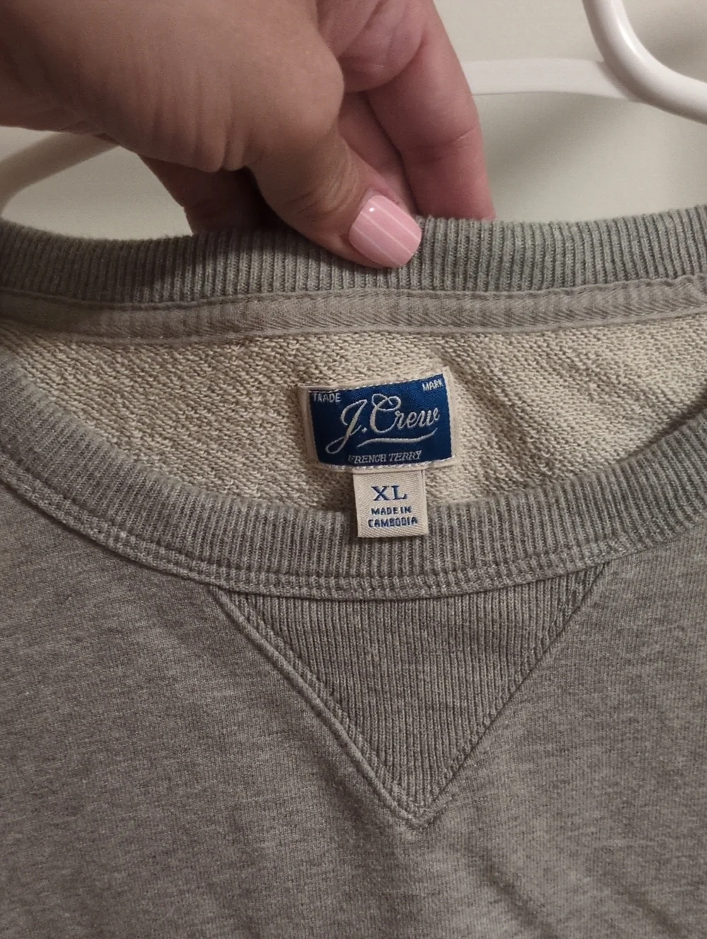 J. Crew 100% Cotton Terry Sweatshirt